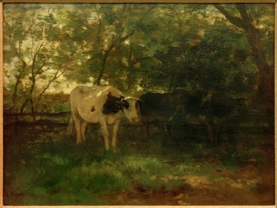 Ora della mungitura da Anton Mauve