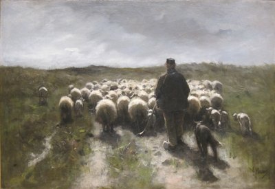 Pastore e pecore da Anton Mauve