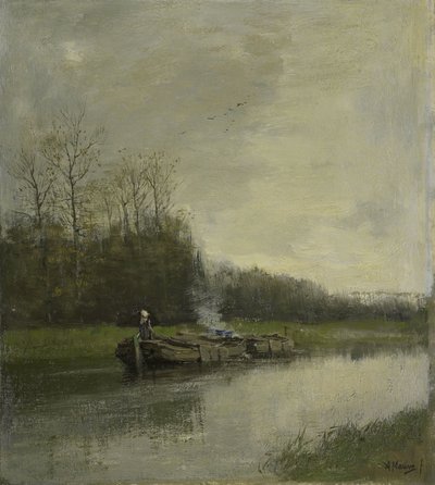 Canale di navigazione da Anton Mauve