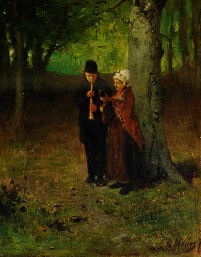 Musicisti erranti da Anton Mauve