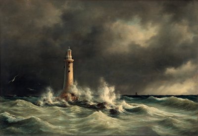 Faro di Stora Bält da Anton Melbye