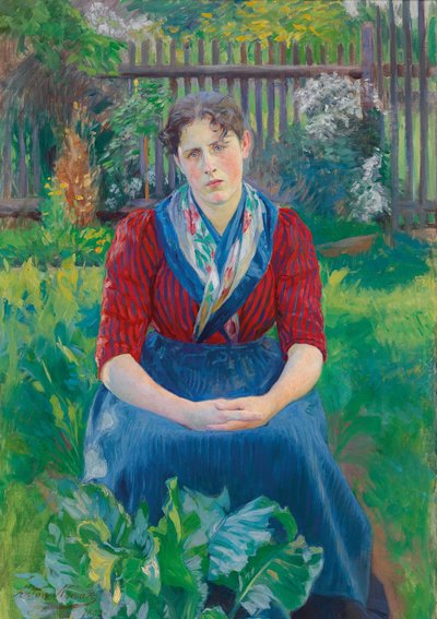 La ragazza di campagna della Wachau da Anton Nowak
