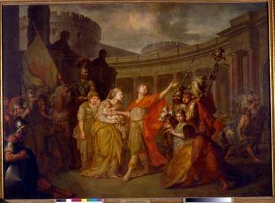 Gli addii di Ettore e Andromaca da Anton Pavlovich Losenko