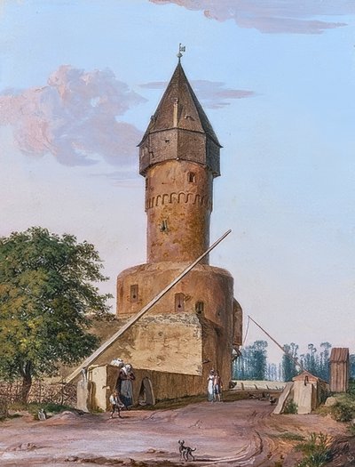 La Bockenheimer Warte a Francoforte sul Meno da Anton Radl