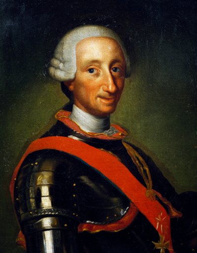 Ritratto di Carlo III di Borbone da Anton Raphael (after) Mengs