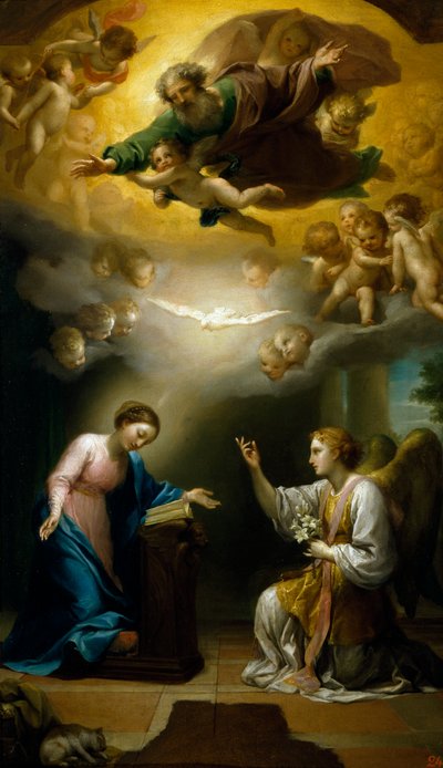 Annunciazione, di Anton Raphael Mengs, circa 1767 da Anton Raphael Mengs
