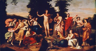 Apollo e le Tre Grazie, c.1750-60 da Anton Raphael Mengs