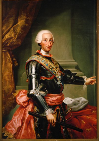Carlos III, re di Spagna ... (dipinto su tela) da Anton Raphael Mengs