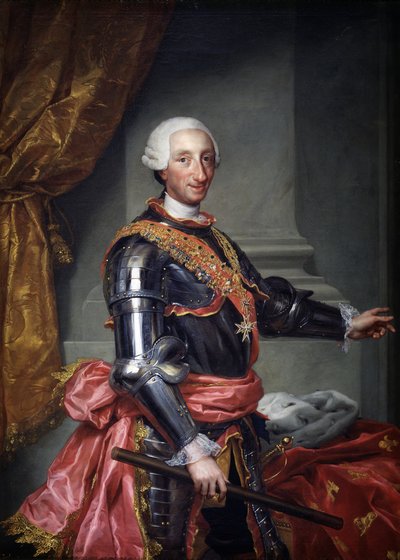 Carlo III di Spagna da Anton Raphael Mengs