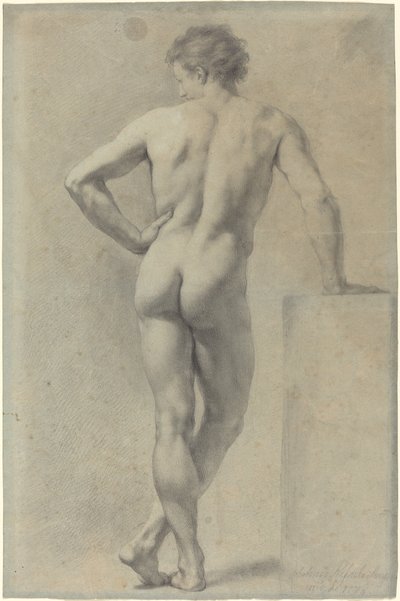 Studio di nudo maschile da Anton Raphael Mengs