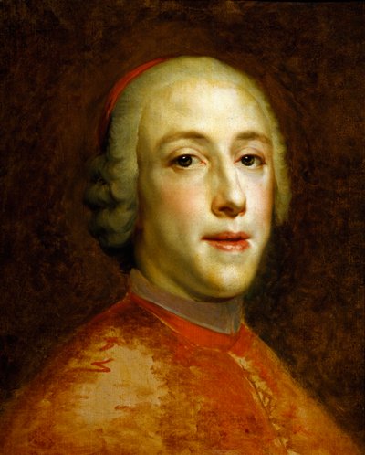 Ritratto di Enrico Benedetto Maria Clemente Edoardo Stuart, Cardinale York, circa 1756 da Anton Raphael Mengs