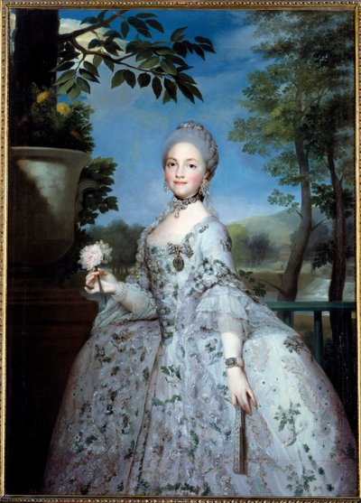 Ritratto di Maria Luisa di Parma, Principessa delle Asturie da Anton Raphael Mengs