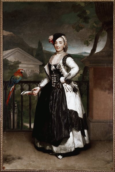 Ritratto della Marchesa de Llano, Isabel Parreno (dipinto di Anton Raphael Mengs) da Anton Raphael Mengs