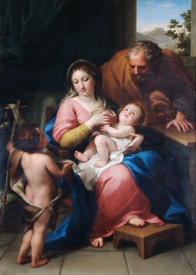 La Sacra Famiglia con il Bambino San Giovanni da Anton Raphael Mengs