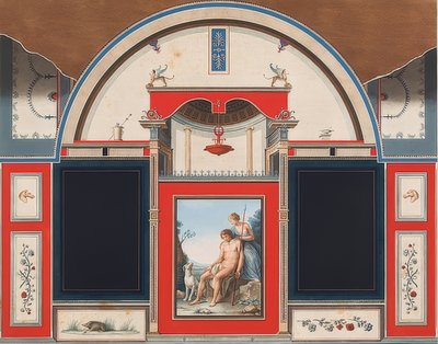 Affresco di una casa romana sul terreno della Villa Negroni a Roma, Venere e Adone ferito. 1778 da Anton Raphael Mengs