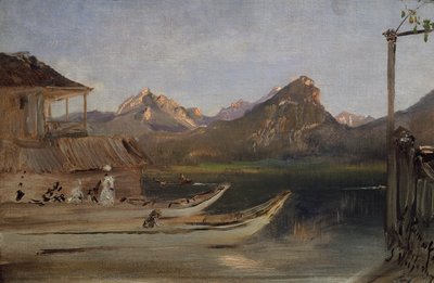 Sul lago Wolfgang da Anton Romako