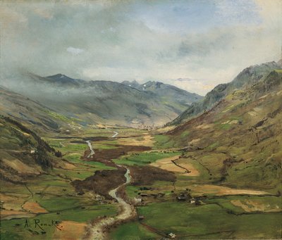 La valle di Gastein II da Anton Romako