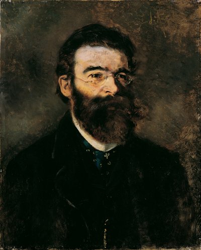 Il medico internista Professor Samuel Stern (?) da Anton Romako