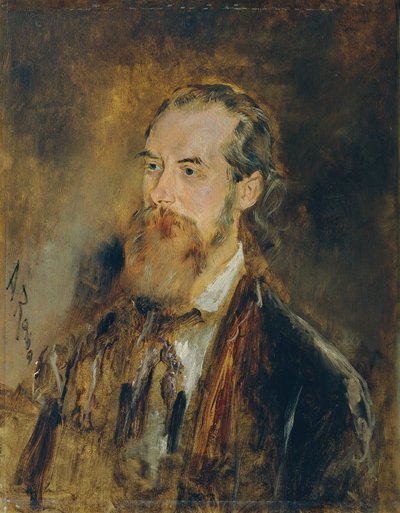 Il pittore di animali Karl Reichert da Anton Romako