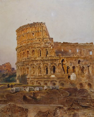 Colosseo a Roma da Anton Romako