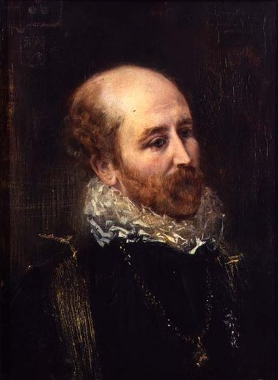 Ritratto di Henry Francis Makins in costume da Anton Romako
