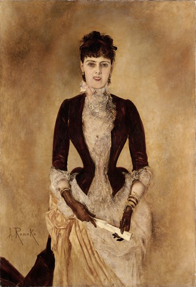 Ritratto di Isabella Reisser da Anton Romako