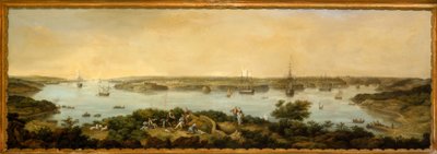Veduta del porto di Mahon, Minorca da Anton Schranz