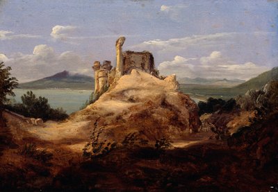 Castello a Castellammare di Stabia da Anton Sminck Pitloo