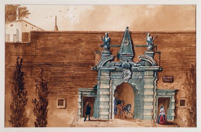 La vecchia porta di Carinzia a Vienna vista dall