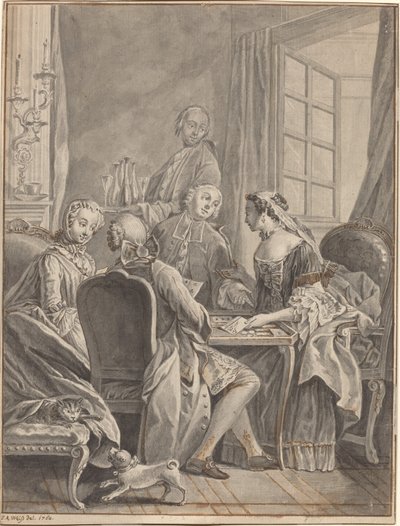 Una partita a carte da Anton Weiss