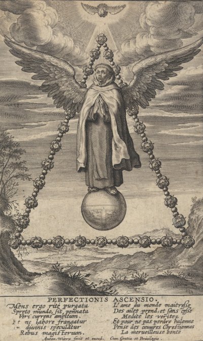 Perfectionis Ascensio, dalla Vita di San Giovanni della Croce da Anton Wierix