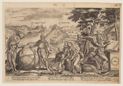 Il mondo alla rovescia da Anton Wierix