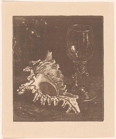 Conchiglia e bicchiere da Anton Wirtz