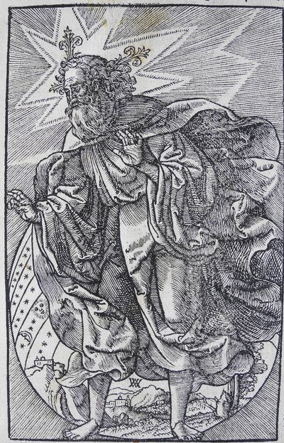 La Creazione del Mondo, dalla Bibbia di Worms, 1529 da Anton Woensam