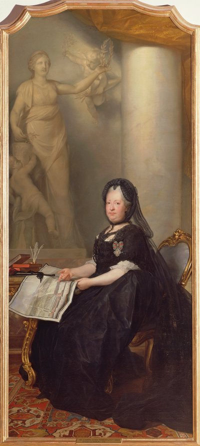 Ritratto di Maria Teresa Imperatrice del Sacro Romano Impero da Anton von Maron