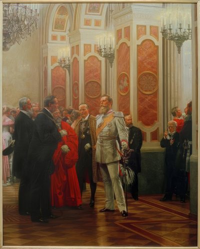 Federico III al ballo di corte / Werner da Anton Alexander von Werner