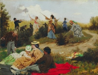Giostra durante l