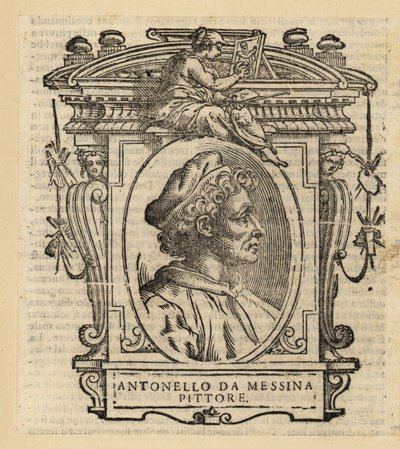 Ritratto di Antonio da Messina, pittore italiano di Messina, Sicilia, del Rinascimento italiano, circa 1430-1479 da Antonello da (after) Messina