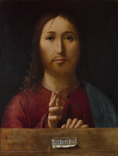 Cristo benedicente, 1465 da Antonello da Messina