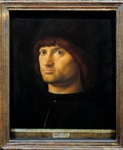 Ritratto di uomo chiamato il Condottiero da Antonello da Messina