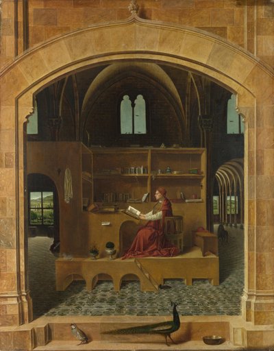 San Girolamo nel suo Studio, ca 1475 da Antonello da Messina