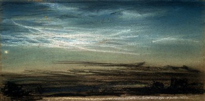 Tramonto e nube nottilucente, 6 luglio 1885 da Frederick (attr. to) Barnard