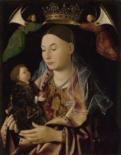La Vergine col Bambino, ca 1465 da Antonello da Messina