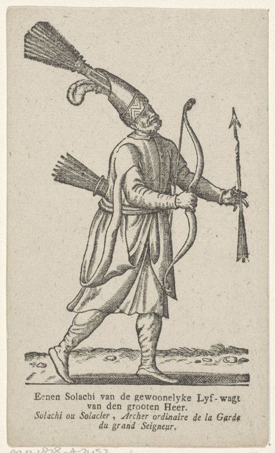 Uomo in abiti orientali da Antoni van Leest