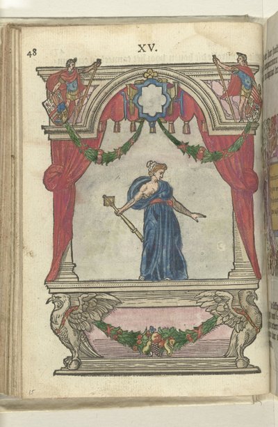 Scena con personificazione della Provvidenza (Providentia), 1578 da Antoni van Leest