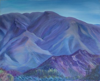 Montagna blu, Andalusia, 2001 da Antonia Myatt