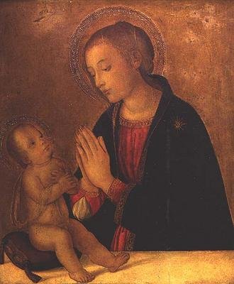 La Madonna che adora il Bambino da Antoniazzo (workshop of) Romano