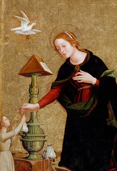 Dettaglio della Vergine, dall