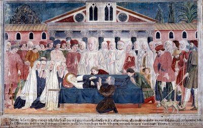 Vita di Santa Francesca Romana: La morte della santa da Antoniazzo Romano