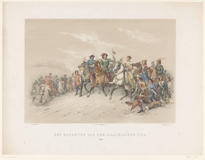 Utrechtse maskerade del 1851: Vita di corte nel 1296 da Antonie Johannes Groeneveldt